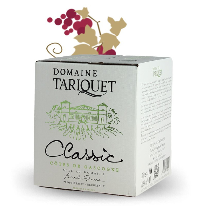 Domaine TARIQUET Classic Bag in Box 3 Litres