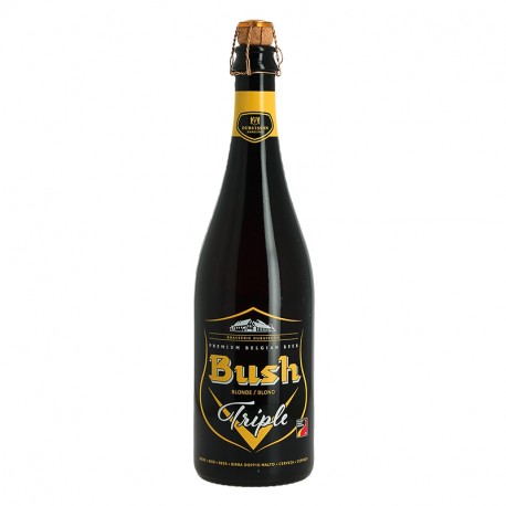 BUSH Blonde Triple Bière Belge 75cl