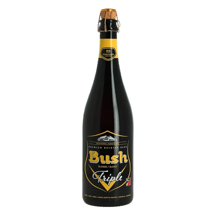 achat de bière BUSH Blonde Triple  Bière Belge 75cl