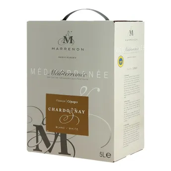 achat de vin Chardonnay par Marrenon 5 Litres IGP Méditerranée