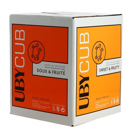 UBY CUB Vin Blanc Doux en Bib de 3 litres