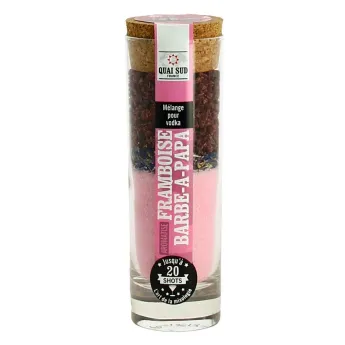 melange cocktail vodka framboise barbe à papa quai sud 100gr