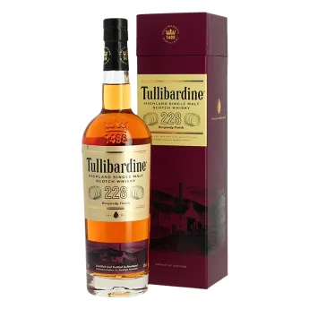 acheter whisky TULLIBARDINE 228 finition en fût de Bourgogne Highland