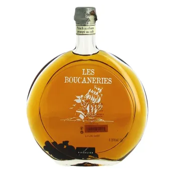 Punch au rhum arrangé à la vanille et au  café les boucaneries Fisselier 50cl