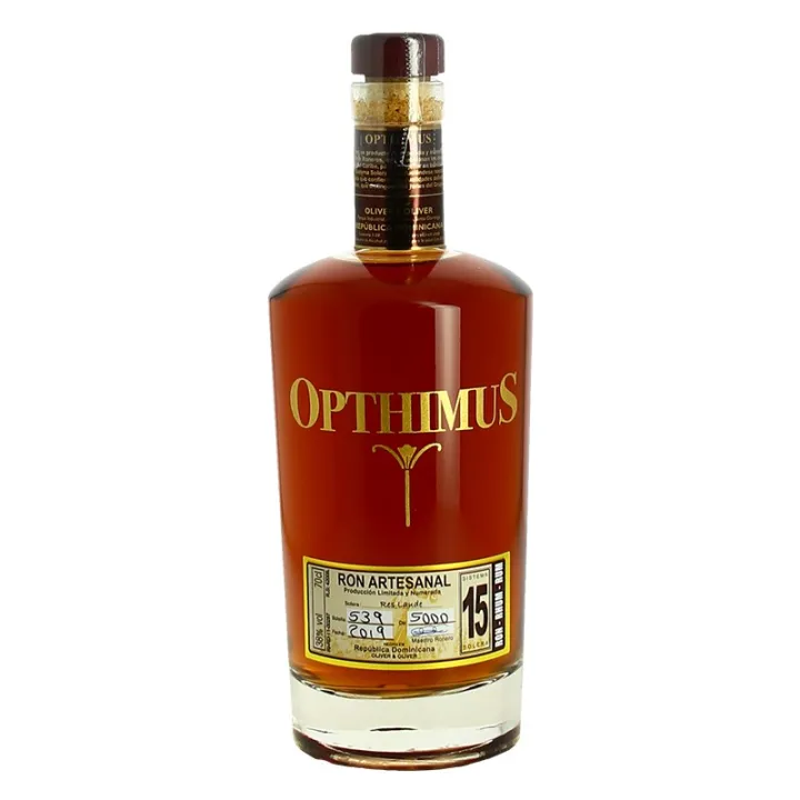rhum opthimus 15 ans rhum république dominicaine