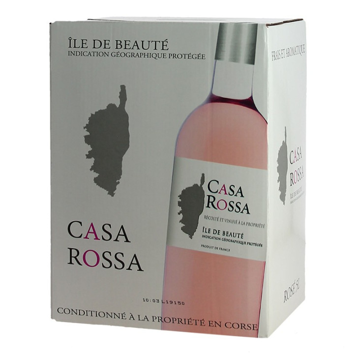 Casa Rossa rosé Corse bib 5 Litres