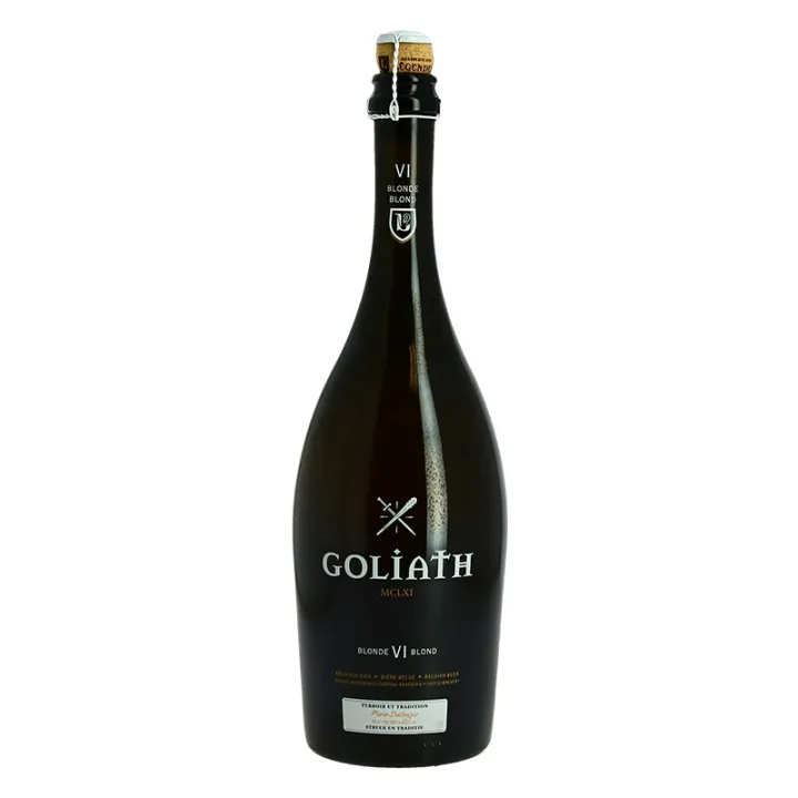 Bière Blonde Belge GOLIATH 75 cl