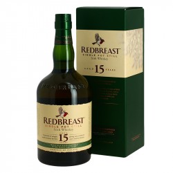 REDBREAST 15 ANS Whiskey Irlandais Single Pot Still