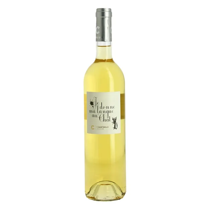 Je Donne ma Langue au Chat vin blanc par le Cellier des CHARTREUX
