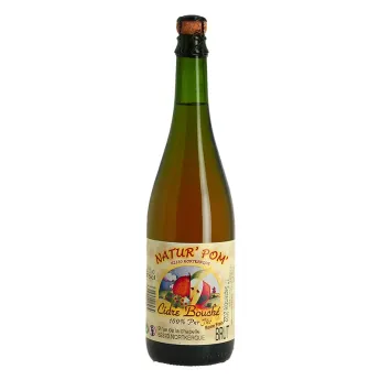 achat de Cidre Brut Bouché Natur'Pom 75 cl