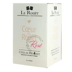 Coeur du Rouet BIB de Côtes de Provence Rosé de 5 Litres
