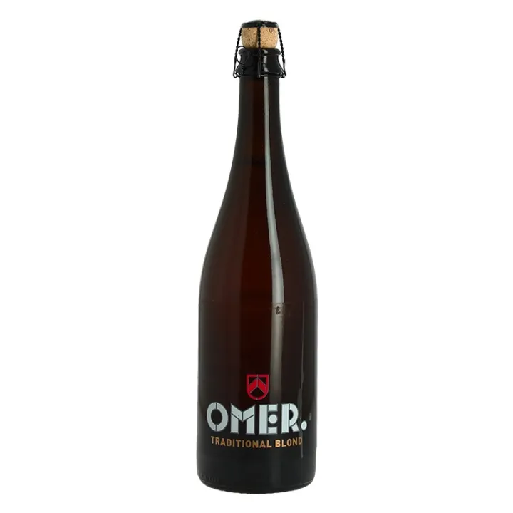 OMER Traditional Blond Beer 75 cl par la Brasserie  Omer Vander Ghinste