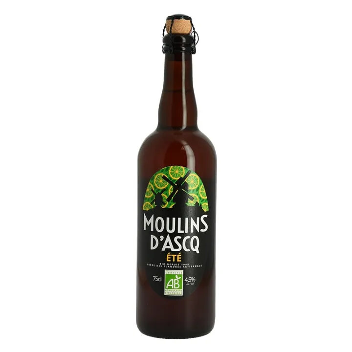 acheter bière Moulins d'Ascq Bière Blonde d'Eté BIO 75 cl