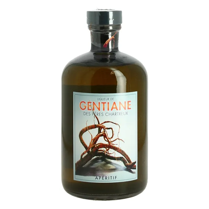 Liqueur de GENTIANE des Pères CHARTREUX 1 L