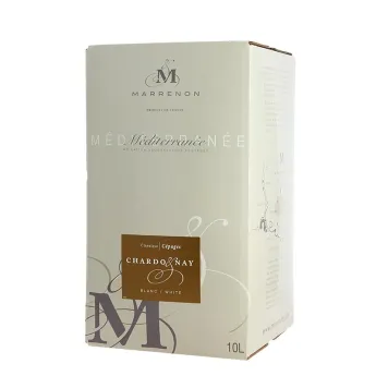achat de vin Chardonnay par Marrenon 10 Litres IGP Meditérranée