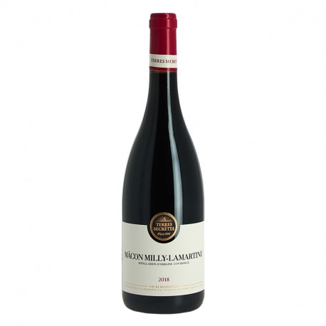 Macon Vin Rouge de Bourgogne Milly Lamartine des Terres Secrètes