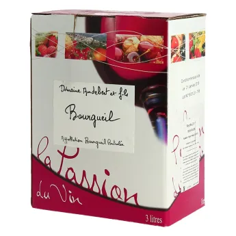 Bib 3 L Bourgueil  Domaine Audebert Loire Rouge