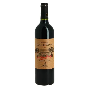 Château FRANC MAINE Saint Emilionsans sulfites sans soufre