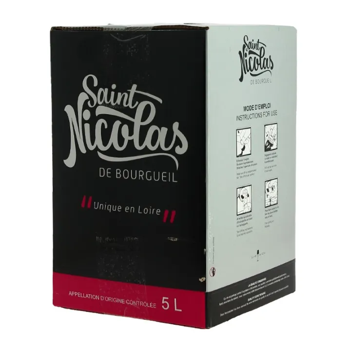 achat de BIB de Saint Nicolas de Bourgueil 5 L by Les Caves du Plessis