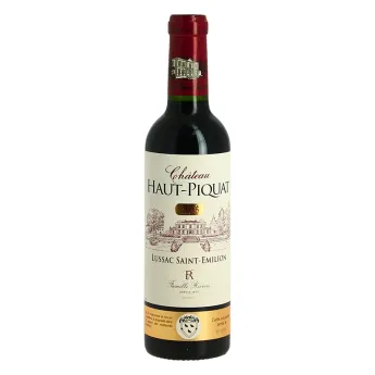Demi Bouteille Château Haut PIQUAT LUSSAC St Emilion Maison Rivière