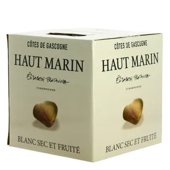 Haut marin blanc sec et fruité des côtes de Gascogne