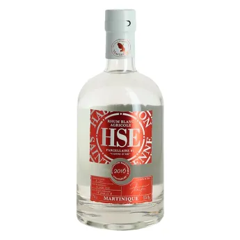 Rhum Blanc HSE Variété Canne d'OR Cuvée PARCELLAIRE