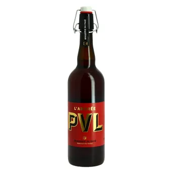 Bière PVL Ambrée une bière artisanale de la Brasserie du Pavé