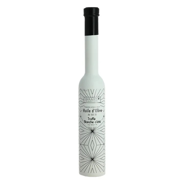 Savor et Sens Huile d'Olive au Jus de Truffe Blanche d'été 20 cl à (Tuber Aestivum 3.1%)