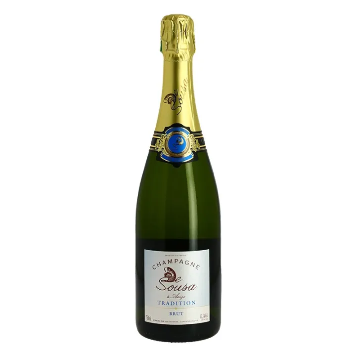 champagne de sousa brut tradition bio sans sulfites