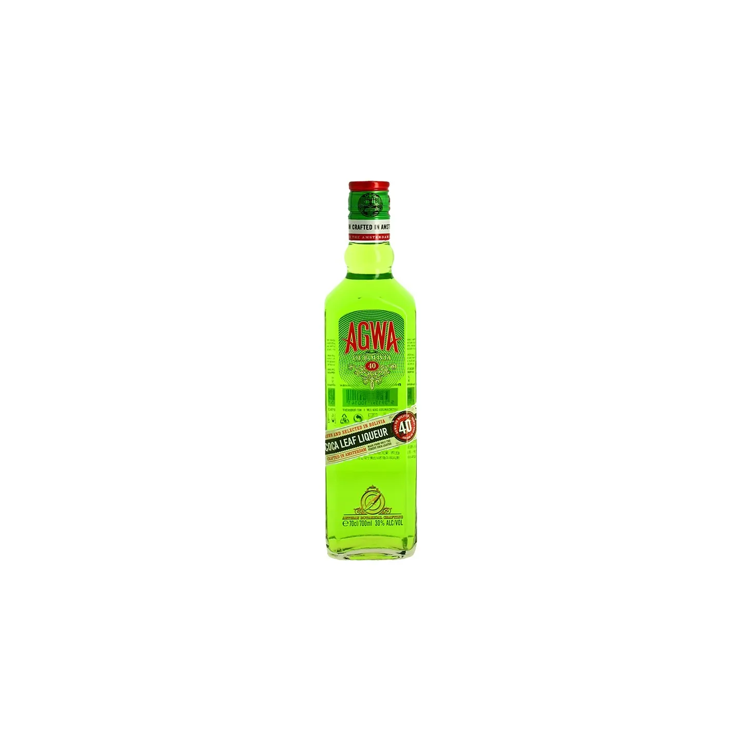 Agwa liqueur de feuille de Coca de Bolivie