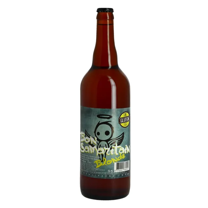 bière blonde sans GLUTEN pas cher française le bon SAMARITAIN en ligne au prix le plus bas du net