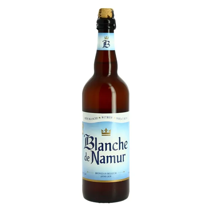 Bière belge blanche Blanche de Namur 75 cl
