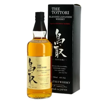The TOTTORI Blended whisky japonais vieilli en fut de Bourbon