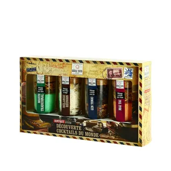 QUAI SUD Coffret Découverte Cocktails du MondeKTAIL DU MONDE