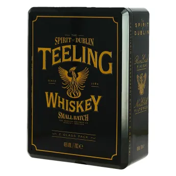 achat Coffret TEELING Irish WHISKEY 70CL + 2 Verres