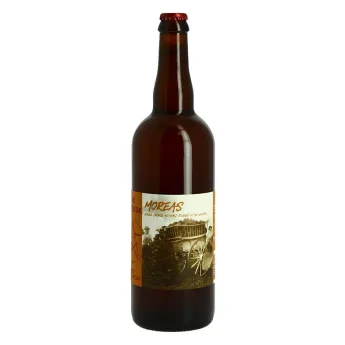La MOREA Bière Triple Tourbée  brassée au malt à whisky