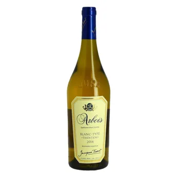 JACQUES TISSOT Arbois Blanc Typé Tradition vin du Jura à base de Chardonnay et de Savagnin
