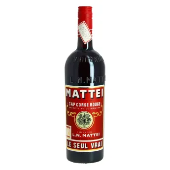 CAP CORSE Rouge MATTEI 75cl, apéritif au Quinquinna