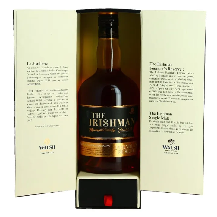 The Irishman Founder's Reserve (triple distilled) Irish Whiskey