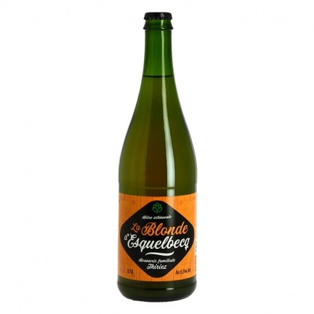 La Blonde d'Esquelbecq Bière de la Brasserie Thiriez 75cl