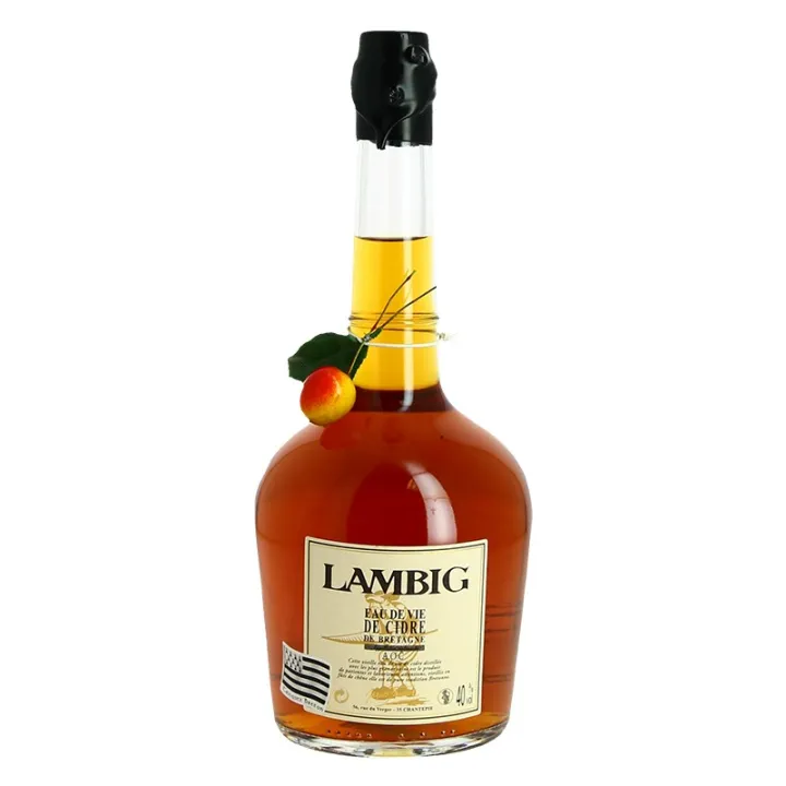 eau de vie de cidre de bretagne lambig fisselier 70cl