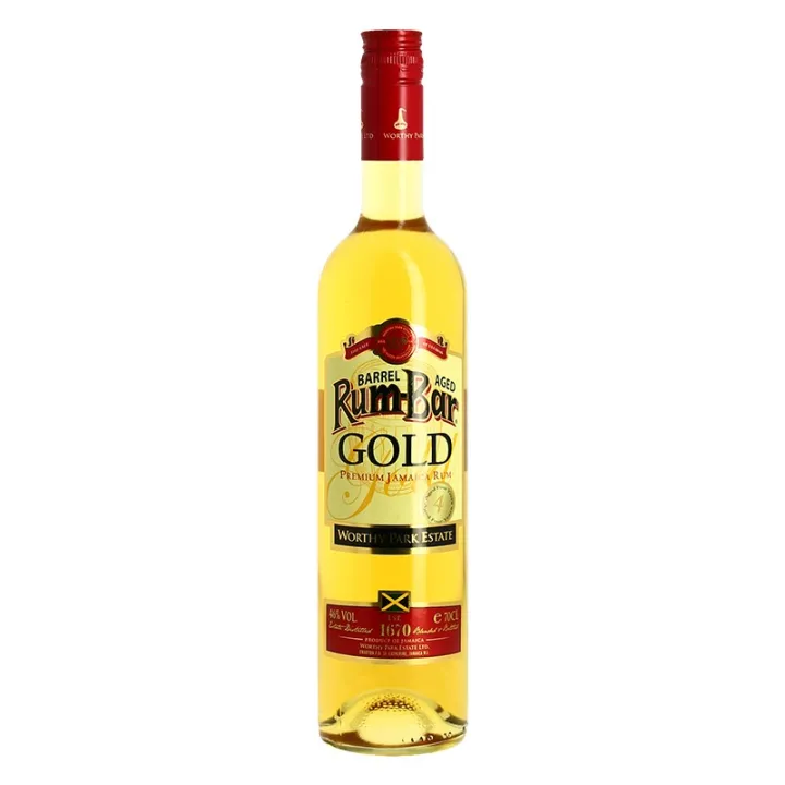 WORTHY PARK Bar Gold High Rhum de la Jamaïque