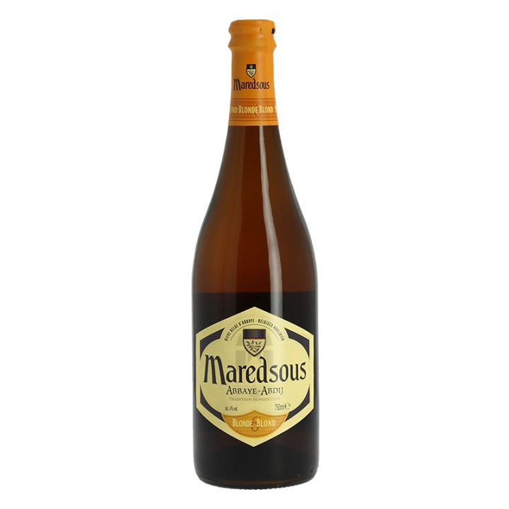 Bière Belge d'abbaye Blonde Maredsous de tradition bénédictine