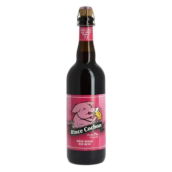 RINCE COCHON ROUGE Bière Rubis 75 cl