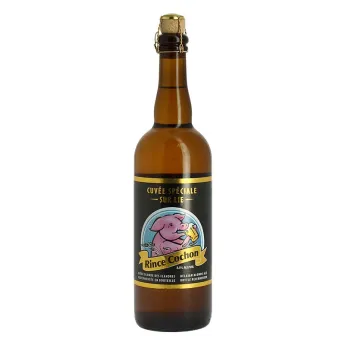 Rince Cochon Bière Belge Blonde sur Lie 75cl