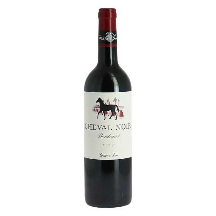 CHEVAL NOIR BORDEAUX Rouge 75 cl