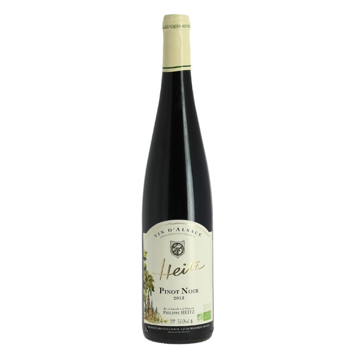 acheter vin Pinot Noir  Heitz vin BIO d'alsace