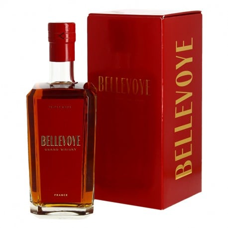 Whisky Bellevoye Rouge Triple Malt avec Finition en Futs de Banyuls