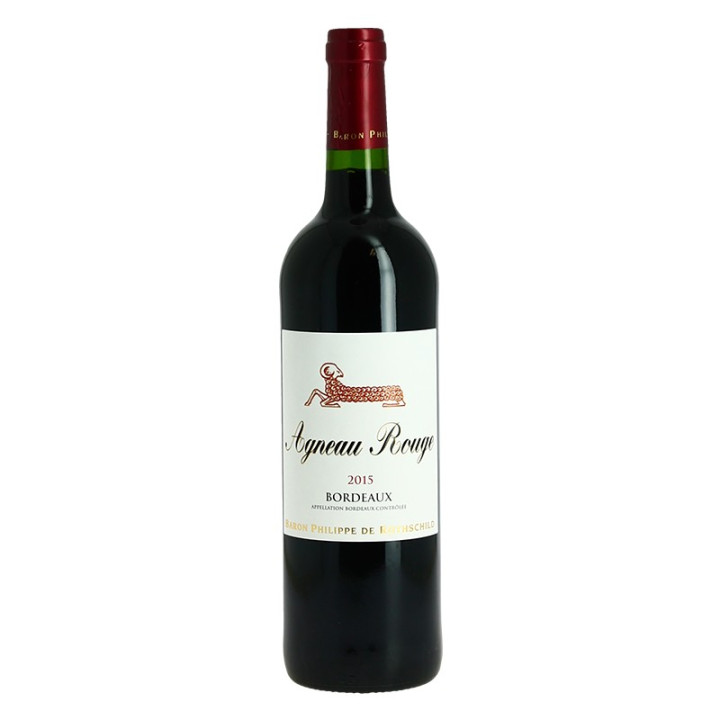 AGNEAU ROUGE Vin Baron Philippe de Rotschild 75 cl