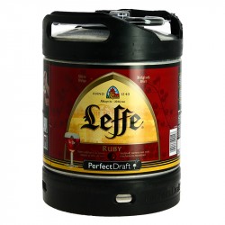 PERFECT DRAFT FUT 6L LEFFE RUBY Bière Belge d'Abbaye